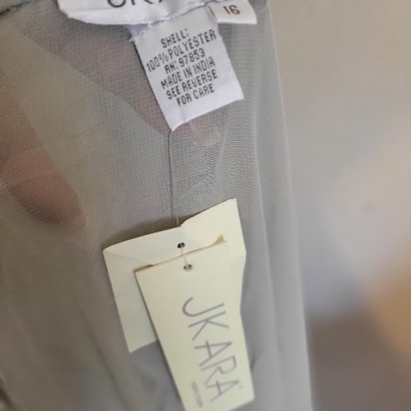 J Kara beaded dress with jacket with tags size 16 - Picture 6 of 11